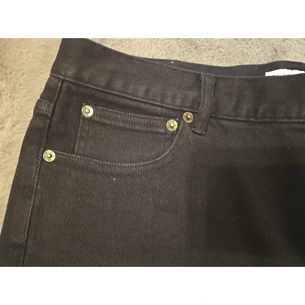 PETER MANNING NYC PMNYC Men's 35x29 Black Travel Jeans Tapered Stretch Denim